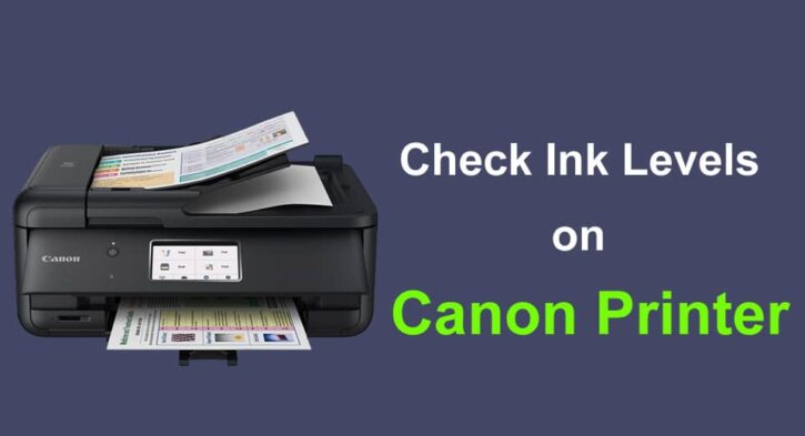 canon printer ink test